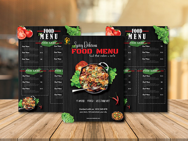 Restaurant Food Flyer | Food Menu Design