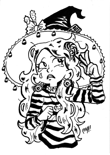 ink ILLUSTRATION  Witches fantasy