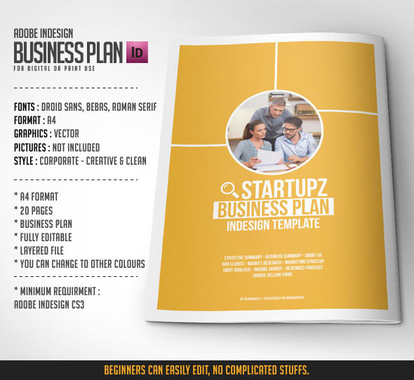 business Plan Business plan template newsletter ideas magazines print a4 entrepreneur