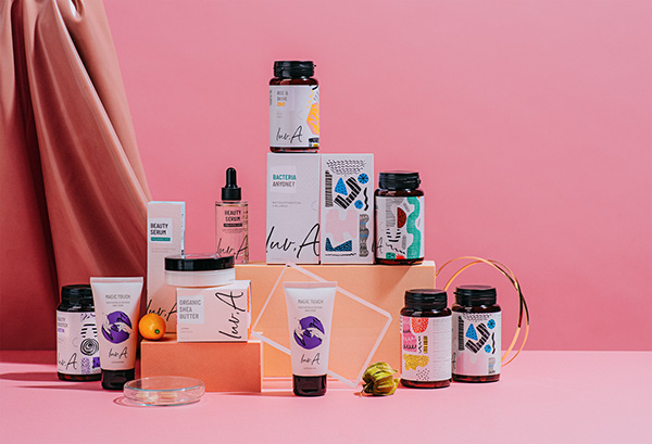 luv,A | Visual Identity & Packaging Designs
