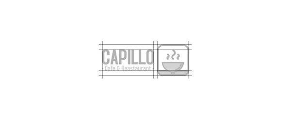 Capillo Cafe&Restaurant Logo and Identity