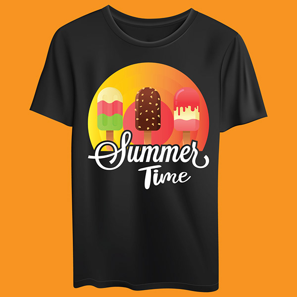 Summer Time California Tshirt design template vector