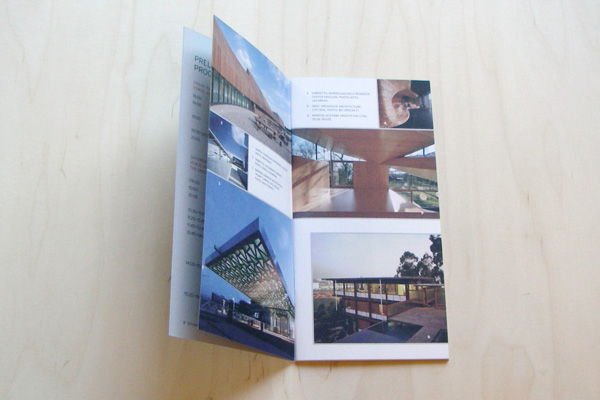 Architecture Symposium brochure poster logo Identity Design