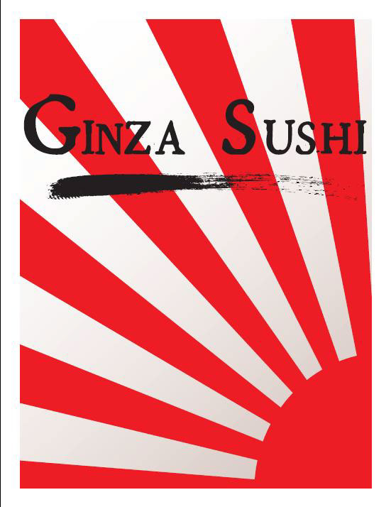 ginza Sushi restaurant menu rising Sun Sumi-e
