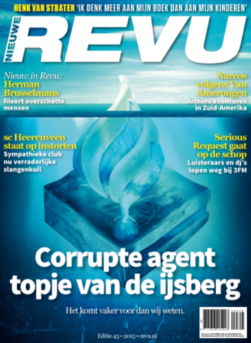 editorial Celebrity magazine Nieuwe Revu satire humour journalism   collage
