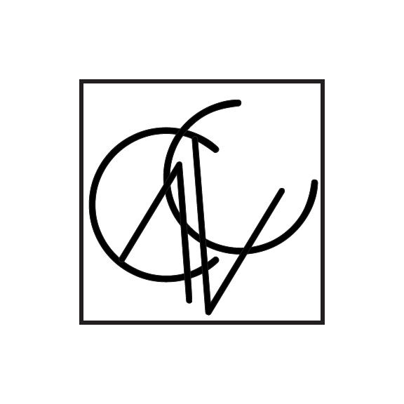 monogram logo square black White design clean simple type represent Layout Create enjoy nice Work 