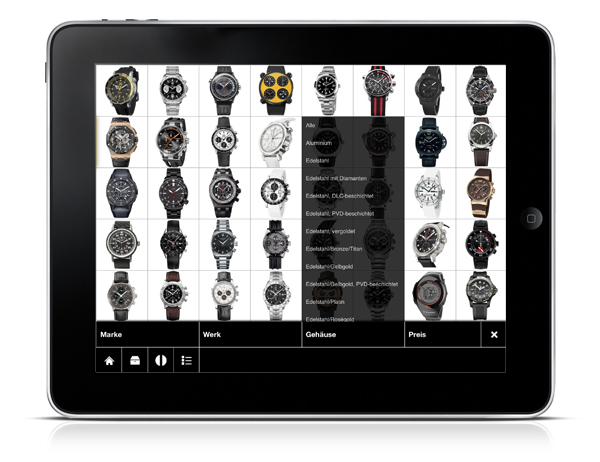 chronos  watchtime iPad iphone  app application Watches magazine