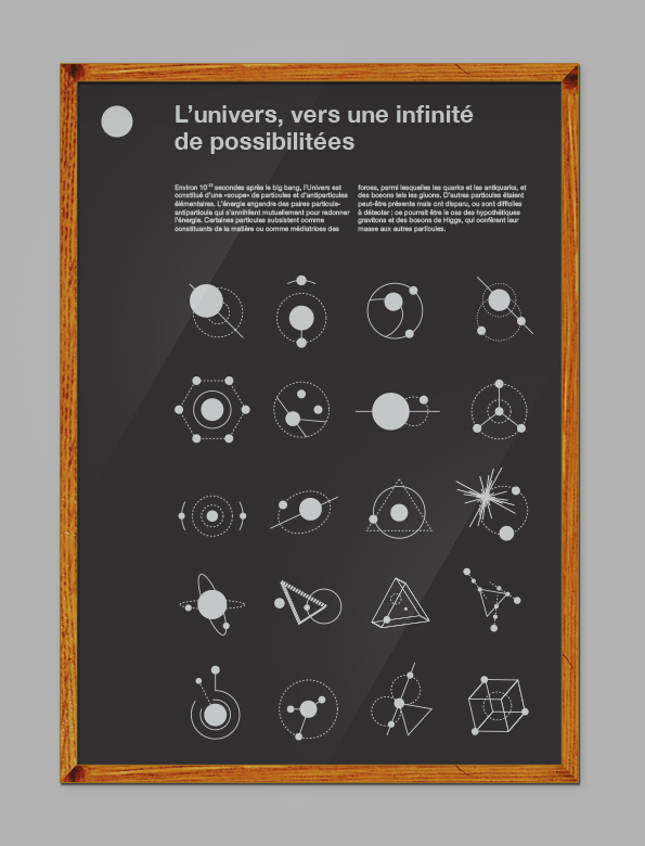 Sciences graphic design poster christophe barneau Space  balloon stratosphere black Minimalisme dark grey helvetica font