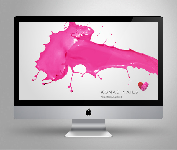 Corporate Identity logo Style Guide t-shirt cup print Liquid beauty gorgeous nailart pink sexy konad visual style communication sign clean minimal heart