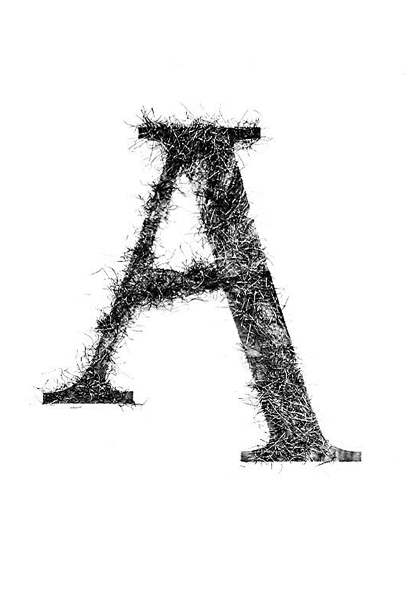 Fur lettering font fonts alphabet alfabeto lettere tipografia pelo alice wonderland