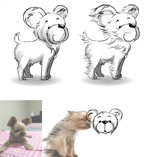 Illustrator illustrate 2D art dog illustration japanese art Japaneseillustration