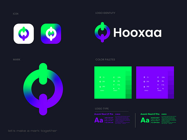 Hooxaa logo - h logo - o logo - Metaverse logo - Crypto