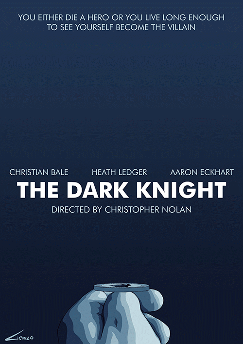 dark knight batman Motion poster poster animation  genzo fanart