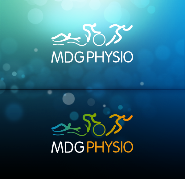 mdg logo Logotype Physio therapy sport Injury swimming running medical manual