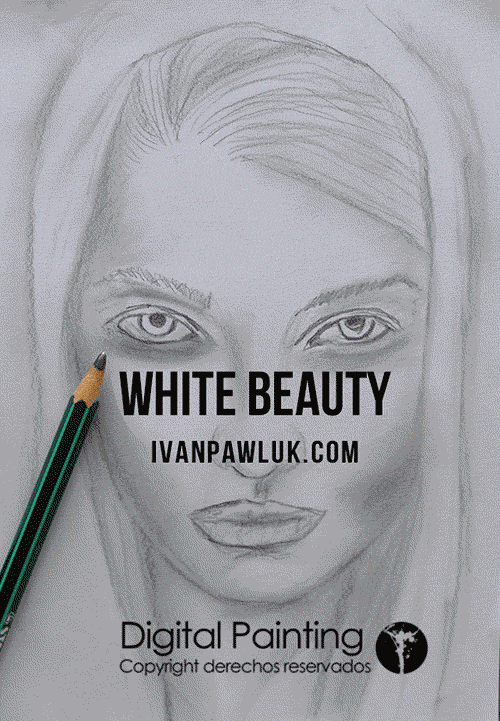 White Beauty White beauty Beautiful pintura photoshop arte ivan pawluk Artista rosario  Argentina