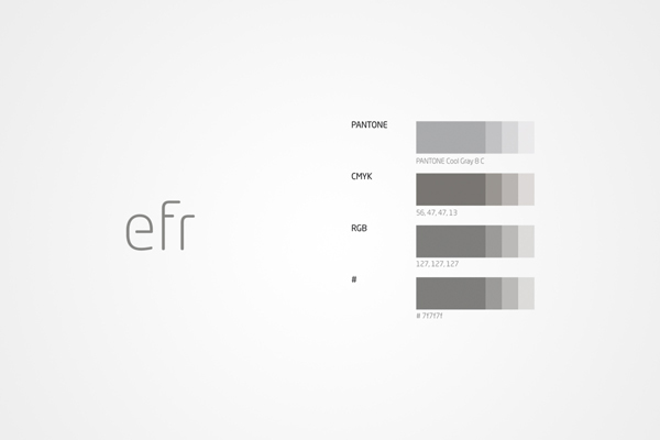 identity redesign logo stationary styleguide EFR squiech Logotype guidelines brandbook brand identity