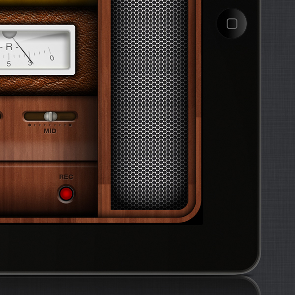 UI radio app iPad App knobs tuned wheel Tobia Crivellari ui design UI Case study