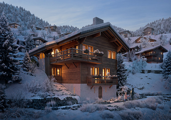 Chalet in the Alps