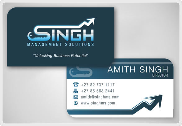 Logo Design management logo professional logo Corporate Logo blue simple negative space