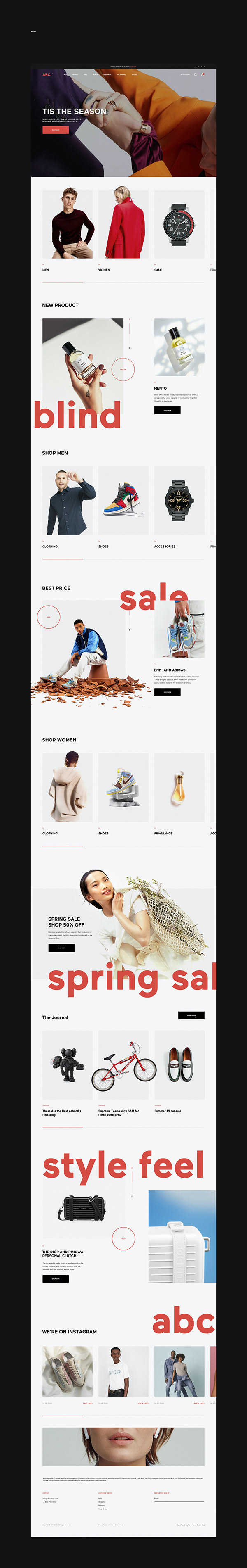 eCommerce: UX/UI design for multi-brand online store