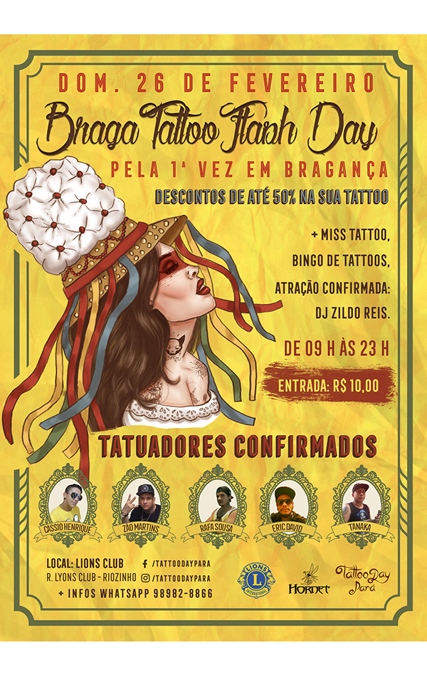 Poster Braga Tattoo Flash Day