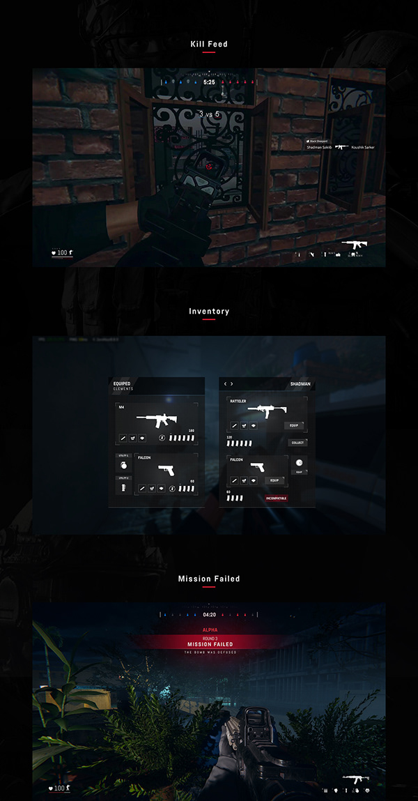 Game UI UX Design - Zero Hour (Early Access)