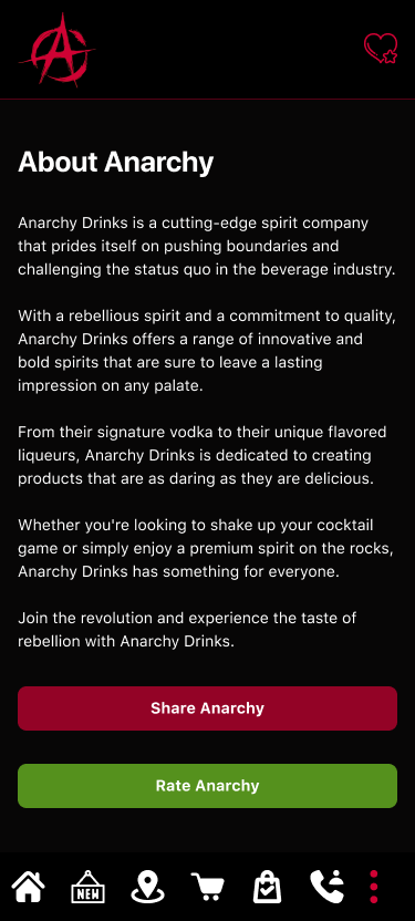 UI/UX ui design Figma app design alcoholic beverages Alcoholic Drinks Spirit drink Spirit drinks
