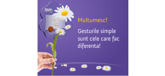 milka DigitalStar Kraft thank you