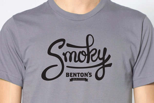 benton's bacon bacon shirt Clothing Tennessee Nashville madisonville crest bevel type pig ham HOG