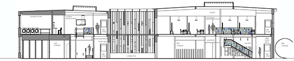 design Interior art gallery apartments Cohousing cambridge community residential commercial plans Renderings