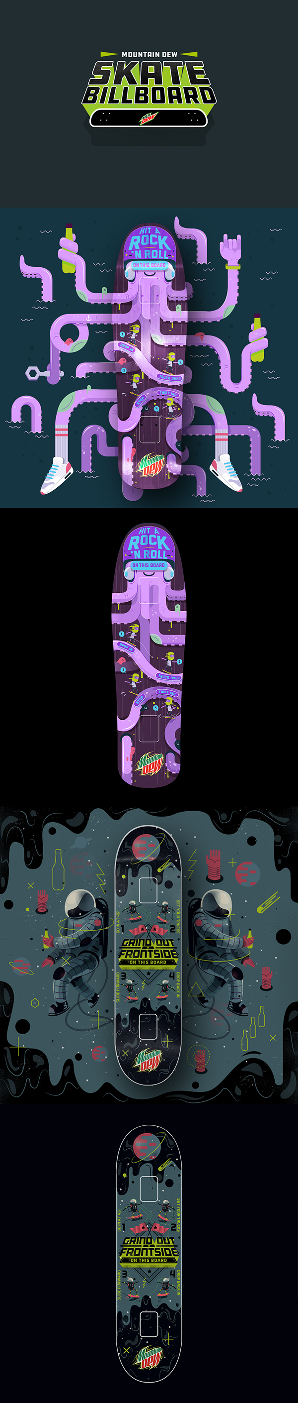 Mountain Dew: SkateBillboards