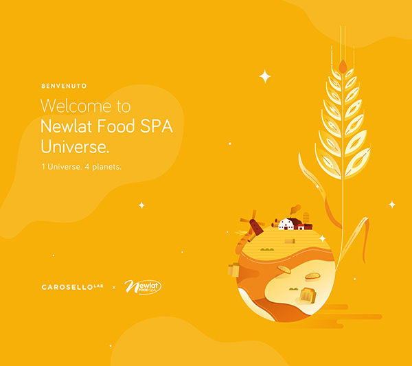 NEWLAT Food World | Illustration & Exhibition Design