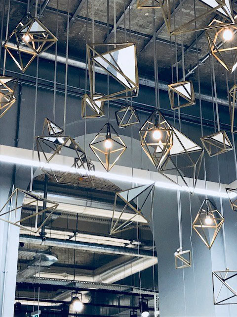 chandelier design Entrance Lobby Primark antwerp belgium