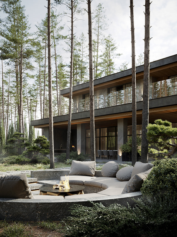 Forest house