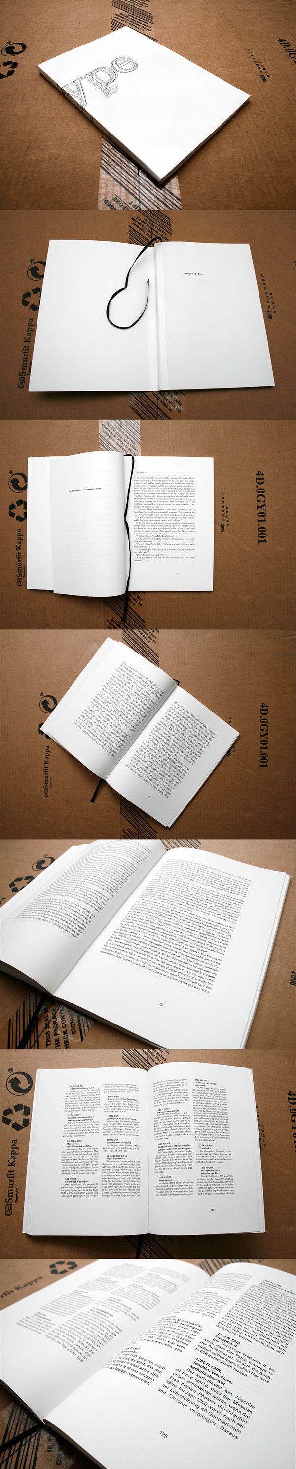 book type typesetting printed manual