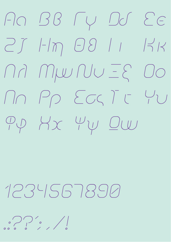OSI font regular bold italic english greek
