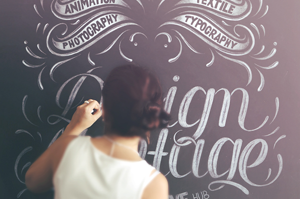 type  chalk blackboard lettering handdrawn poster flyer design typo chalk type chalk board Chalk Wall Chalk art  mural