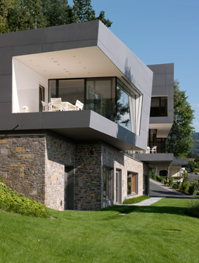 concrete facade Villa austrian architecture