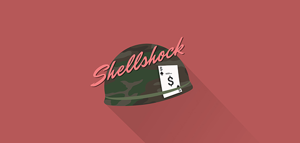Shellshock logo explot design shell shock