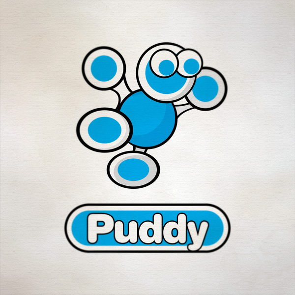 logo Puddy visual exploration concept