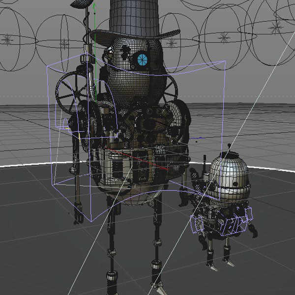 3D robot STEAMPUNK