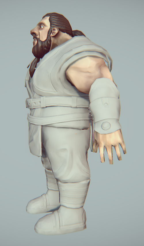 characters game Low Poly High Poly 3dsmax Zbrush Mudbox