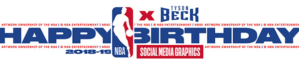 Official NBA Social Media Graphics 2018-19