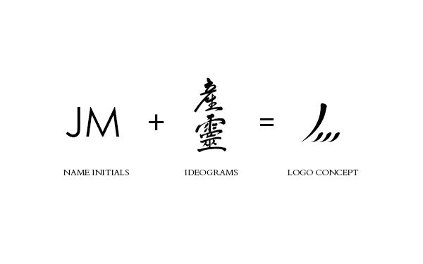 Logo Design personal self identiy brand Personal Brand logo design logo logos oriental ideogram simple Minimalism minimalist