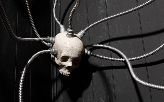 Max Shuster stop motion tentacles knives  octopus  human skull  skull  Death   crawling