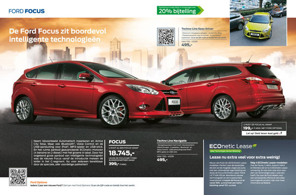 Ford magazine Cars Mondeo ka wagon c-max GRAND C-MAX full-colour photoshop Illustrator InDesign image manipulation images spread