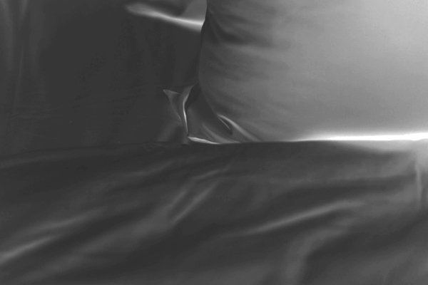 hotel bed pillow door lock Window layer night solitude Silhouette