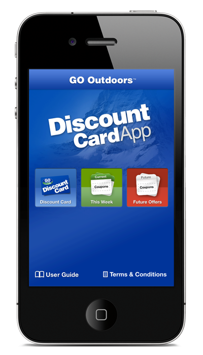 iphone app discount card go outdoors