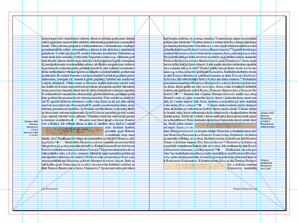 book typesetting Layout pattern