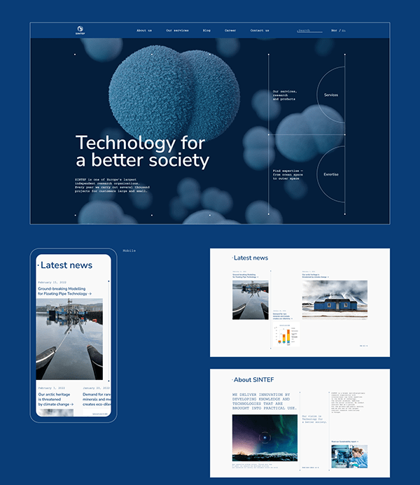 Sintef — Corporate website